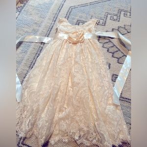 Ivory flower girl dress 4T